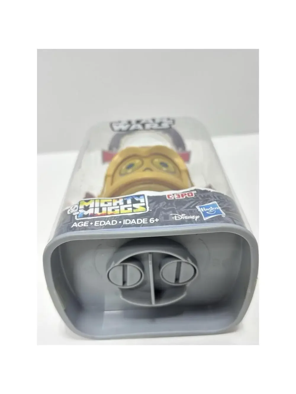 Star Wars Mighty Muggs C-3PO Action Figure Gold Droid Hasbro Collectible New